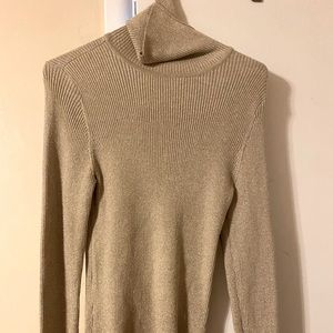 Style & Co ribbed sweater. Gold. Size XL.